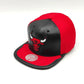 Gorra Chicago Bulls Air Jordan DAY ONE Snapback Mitchell & Ness NBA - Negro/Rojo