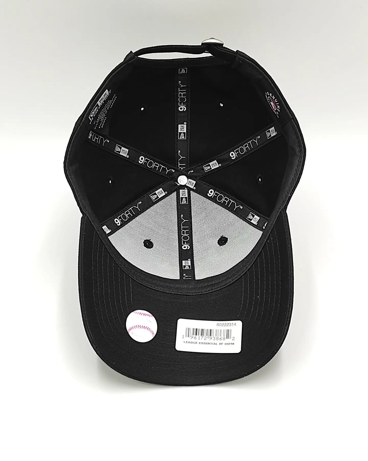 Gorra New Era New York Yankees Essential Logo 9Forty Negro y Rojo