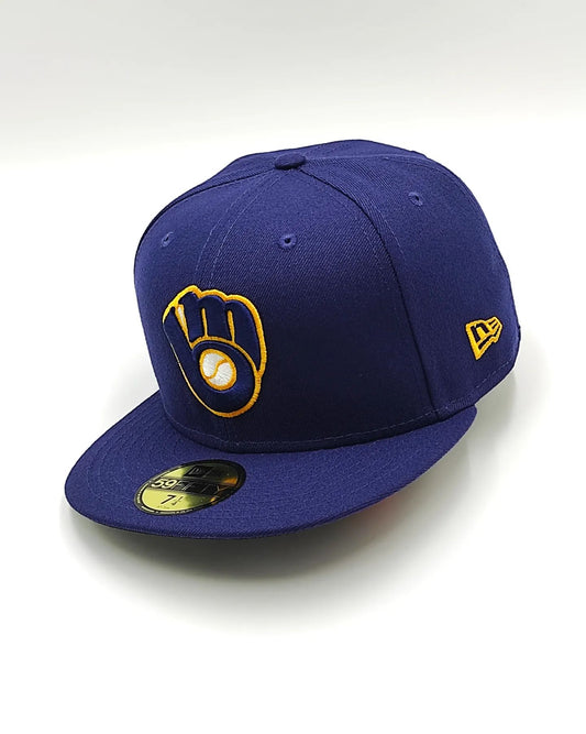 New Era Milwaukee Brewers 59fifty Dk Blue