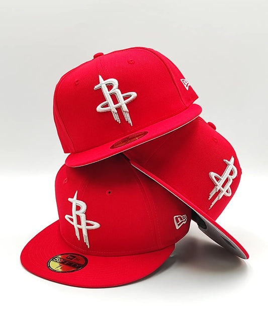 New Era Houston Rockets 5950 solid Roja