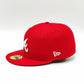 New Era 59fifty Bravos de Atlanta 150th Aniversario Side patch / Rojo blanco